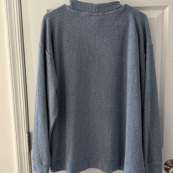 PINK Victorias Secret Seafoam Mock Neck Sweater - Picture 4 of 6